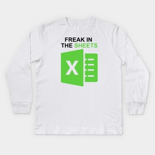 Freak In The Sheets Kids Long Sleeve T-Shirt